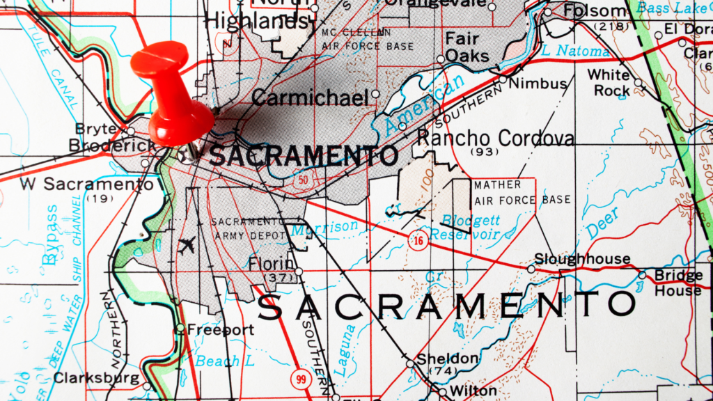 Sacramento Map