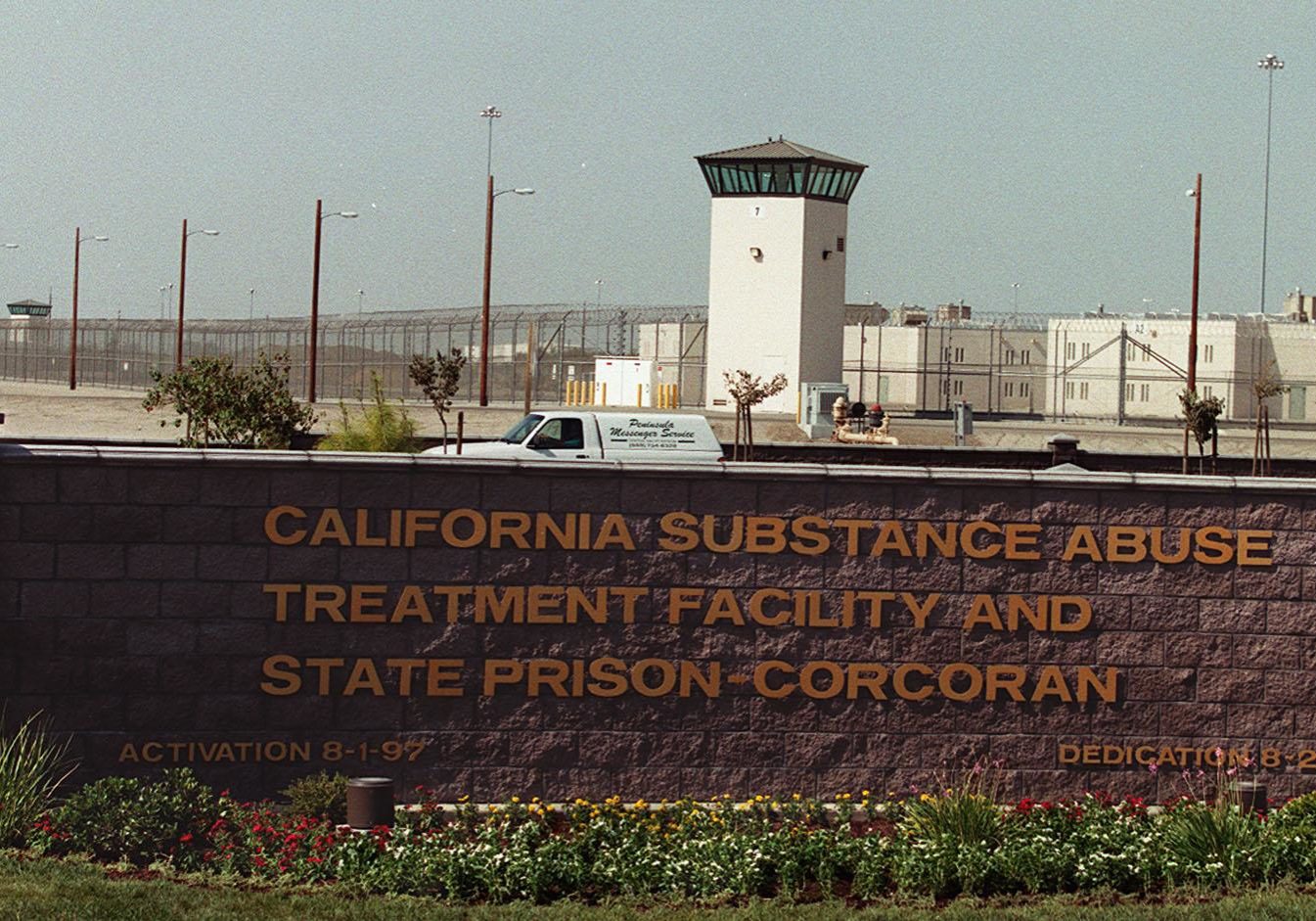 375011 02: Actor Robert Downey Jr. was released August 2, 2000 from this Correctional facility in Corcoran, Calif. Downey was housed at the California Substance Abuse Treatment Facility at Corcoran State Prison. (Photo by Online USA)